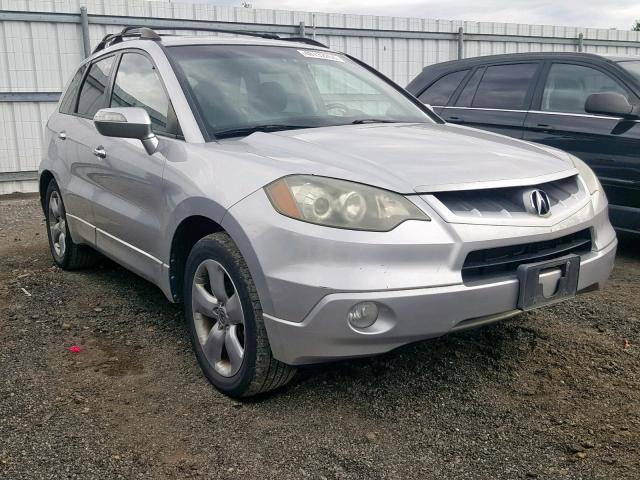 5J8TB18517A016727 - 2007 ACURA RDX TECHNO SILVER photo 1