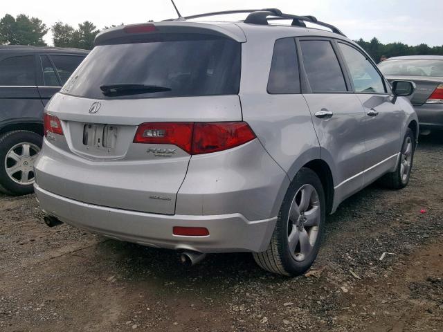 5J8TB18517A016727 - 2007 ACURA RDX TECHNO SILVER photo 4