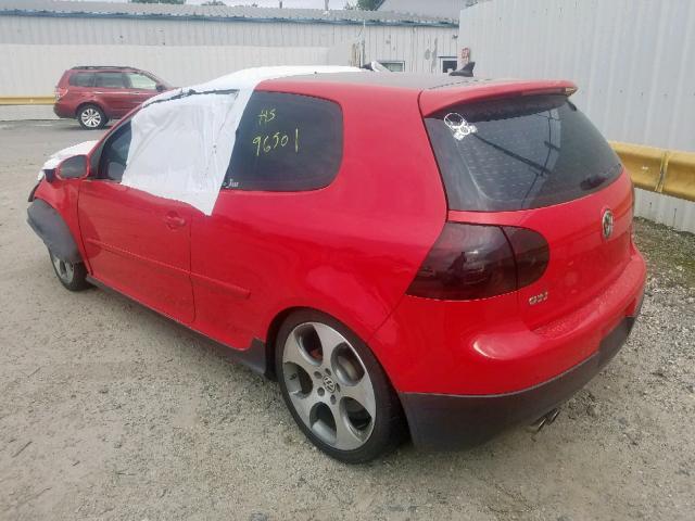 WVWFV71K07W231766 - 2007 VOLKSWAGEN NEW GTI FA RED photo 3