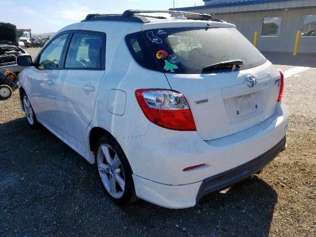 2T1KE40E99C019906 - 2009 TOYOTA COROLLA MA WHITE photo 3