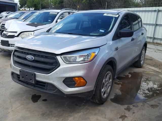 1FMCU0F72HUC78307 - 2017 FORD ESCAPE S SILVER photo 2