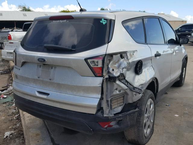 1FMCU0F72HUC78307 - 2017 FORD ESCAPE S SILVER photo 4