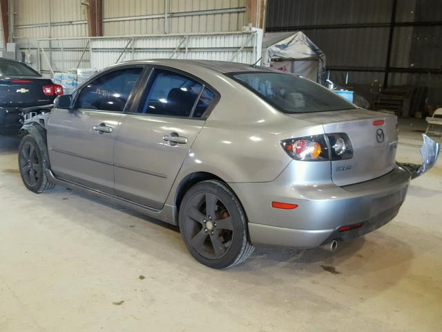 JM1BK123441154372 - 2004 MAZDA 3 S GRAY photo 3