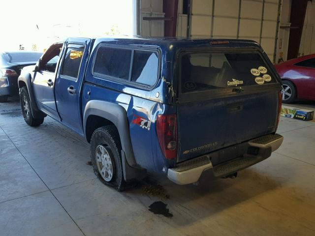 1GCDT136658193407 - 2005 CHEVROLET COLORADO L BLUE photo 3