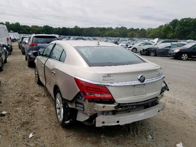 1G4GA5G3XEF306325 - 2014 BUICK LACROSSE TAN photo 3