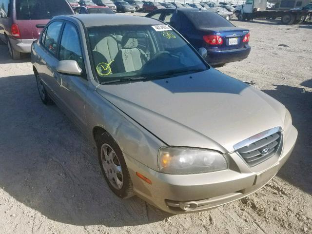 KMHDN46D56U212779 - 2006 HYUNDAI ELANTRA GL BEIGE photo 1