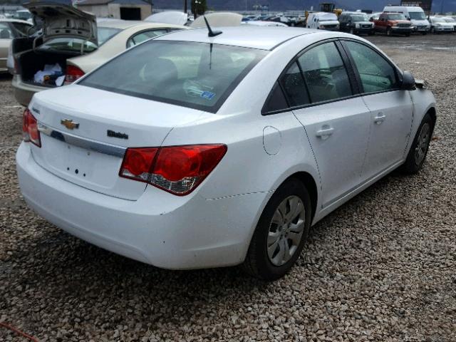 1G1PA5SH4E7334020 - 2014 CHEVROLET CRUZE LS WHITE photo 4