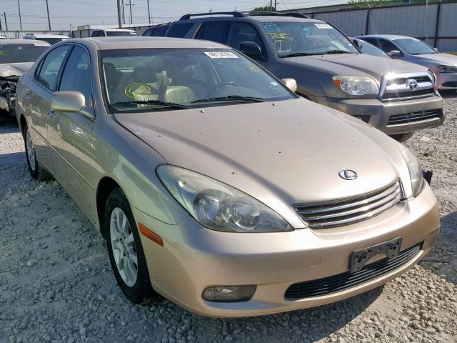 JTHBF30GX20008212 - 2002 LEXUS ES 300 GOLD photo 1