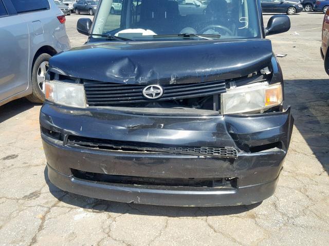JTLKT324764041443 - 2006 TOYOTA SCION XB შავი ფოტო 9