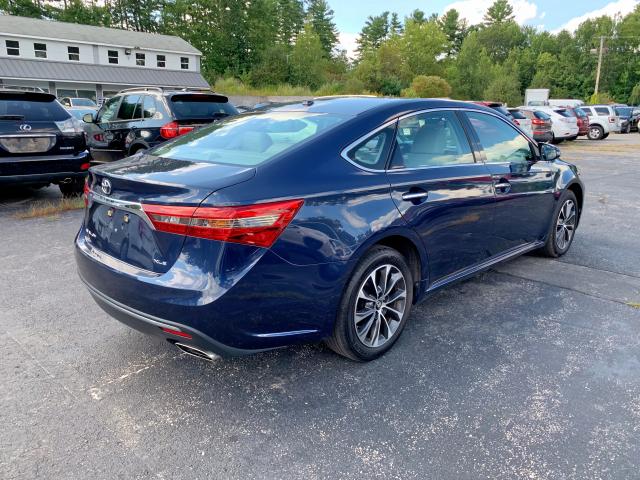 4T1BK1EB9GU213711 - 2016 TOYOTA AVALON XLE BLUE photo 4