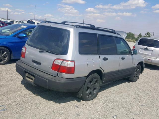 JF1SF63531G705939 - 2001 SUBARU FORESTER L SILVER photo 4