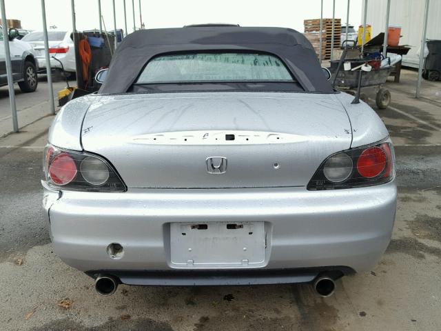 JHMAP11452T003161 - 2002 HONDA S2000 SILVER photo 6