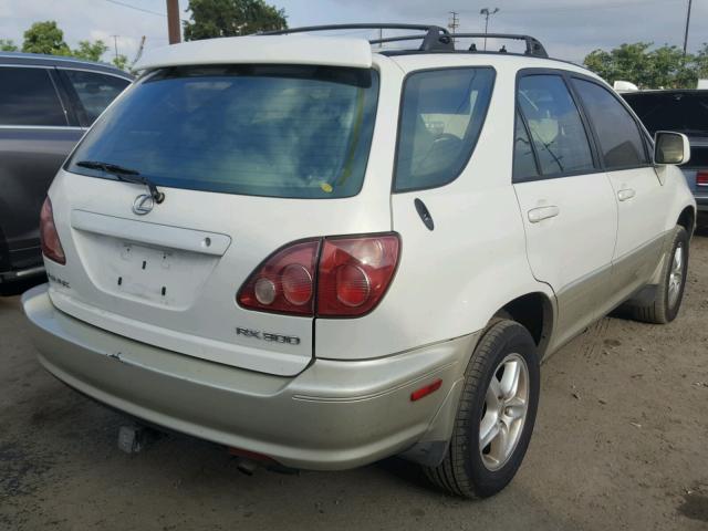 JT6GF10UXX0033837 - 1999 LEXUS RX 300 WHITE photo 4