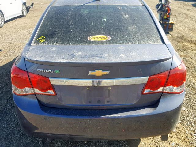 1G1P75SZ2E7239513 - 2014 CHEVROLET CRUZE BLUE photo 10