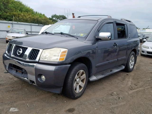 5N1AA08B54N711365 - 2004 NISSAN ARMADA SE GRAY photo 2