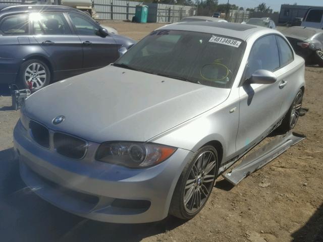 WBAUP93599VF48426 - 2009 BMW 128 I SILVER photo 2