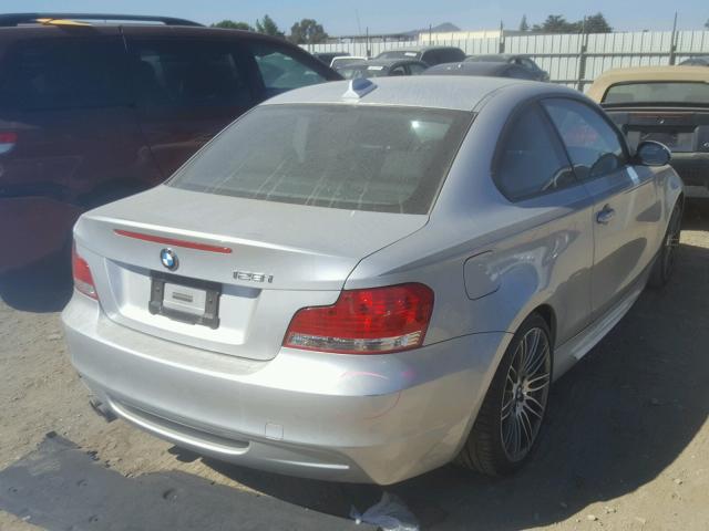 WBAUP93599VF48426 - 2009 BMW 128 I SILVER photo 4