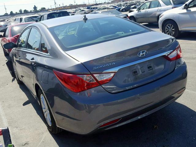 5NPEB4AC7DH771175 - 2013 HYUNDAI SONATA GLS GRAY photo 3