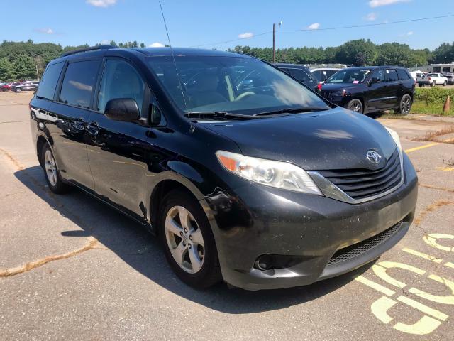 5TDKK3DCXBS133714 - 2011 TOYOTA SIENNA LE BLACK photo 1