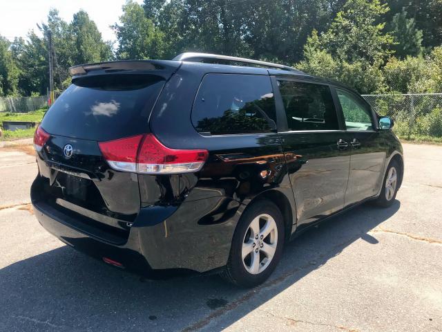 5TDKK3DCXBS133714 - 2011 TOYOTA SIENNA LE BLACK photo 4