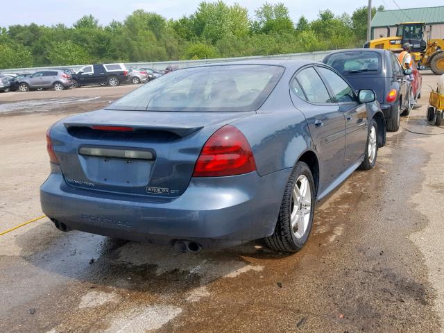 2G2WR554361162523 - 2006 PONTIAC GRAND PRIX BLUE photo 4