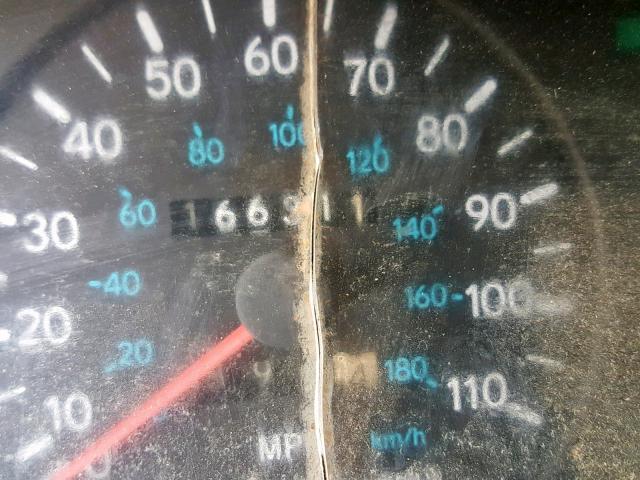 1Y1SK5360PZ018290 - 1993 GEO PRIZM BASE წითელი ფოტო 8