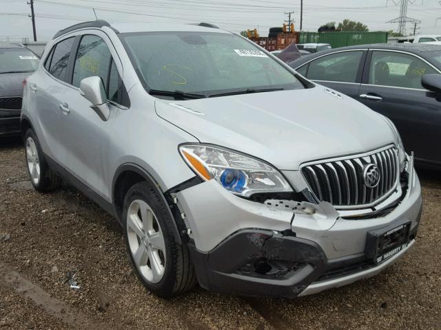 KL4CJASB6GB594391 - 2016 BUICK ENCORE SILVER photo 1