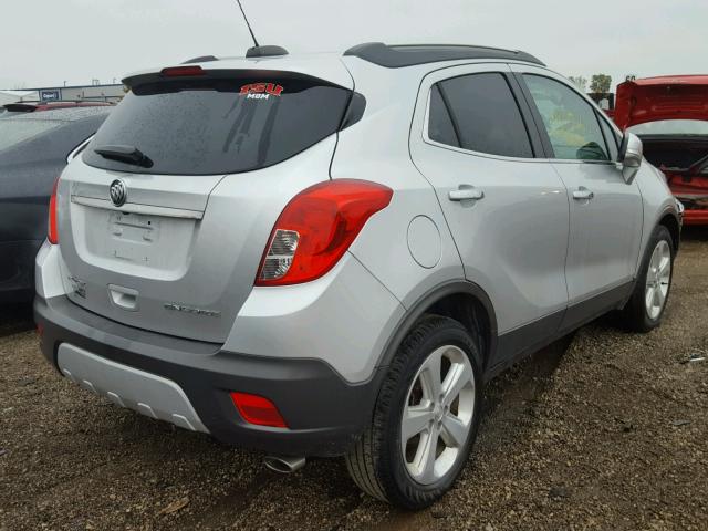 KL4CJASB6GB594391 - 2016 BUICK ENCORE SILVER photo 4