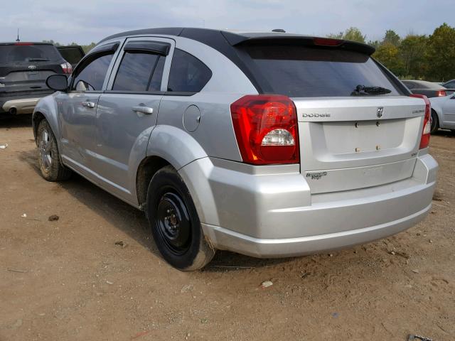 1B3HB48A09D259516 - 2009 DODGE CALIBER SX SILVER photo 3