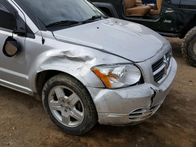 1B3HB48A09D259516 - 2009 DODGE CALIBER SX SILVER photo 9