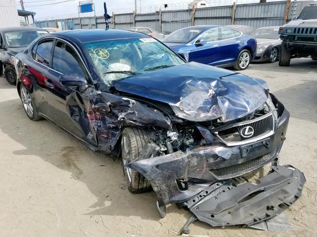 JTHBK262185052306 - 2008 LEXUS IS 250 BLUE photo 1