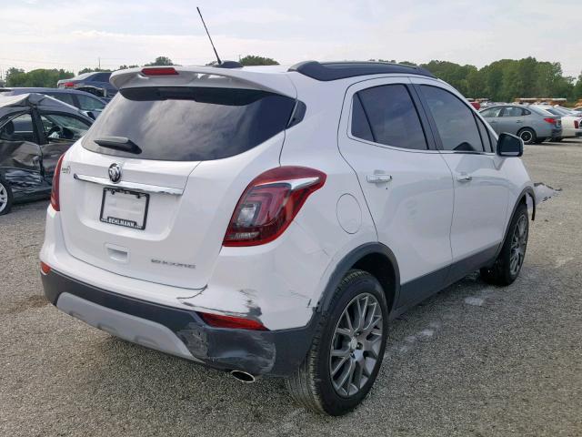 KL4CJ1SB1KB839834 - 2019 BUICK ENCORE SPO WHITE photo 4