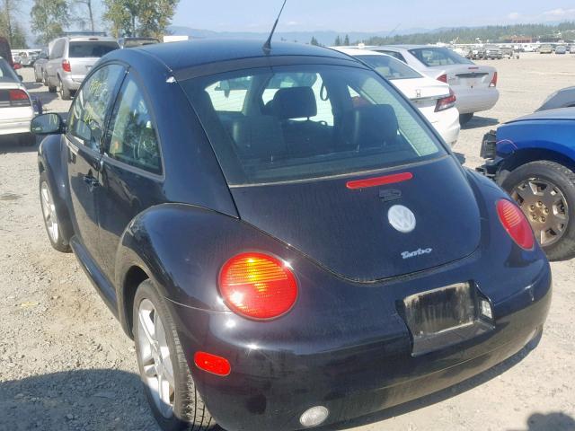 3VWCD31C45M410605 - 2005 VOLKSWAGEN NEW BEETLE Սև լուսանկար 3