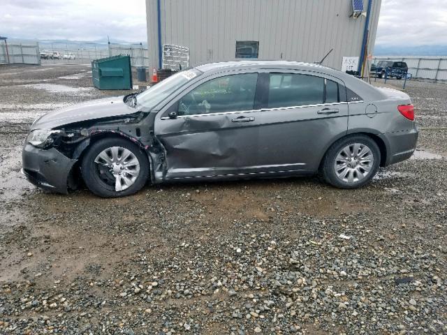 1C3CCBAG8DN722048 - 2013 CHRYSLER 200 LX GRAY photo 9