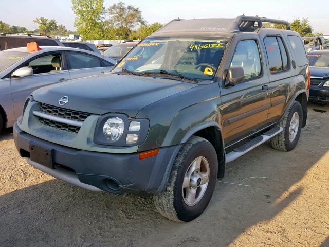 5N1ED28Y43C698899 - 2003 NISSAN XTERRA GREEN photo 2