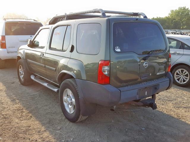 5N1ED28Y43C698899 - 2003 NISSAN XTERRA GREEN photo 3