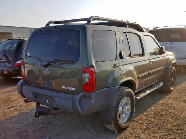 5N1ED28Y43C698899 - 2003 NISSAN XTERRA GREEN photo 4