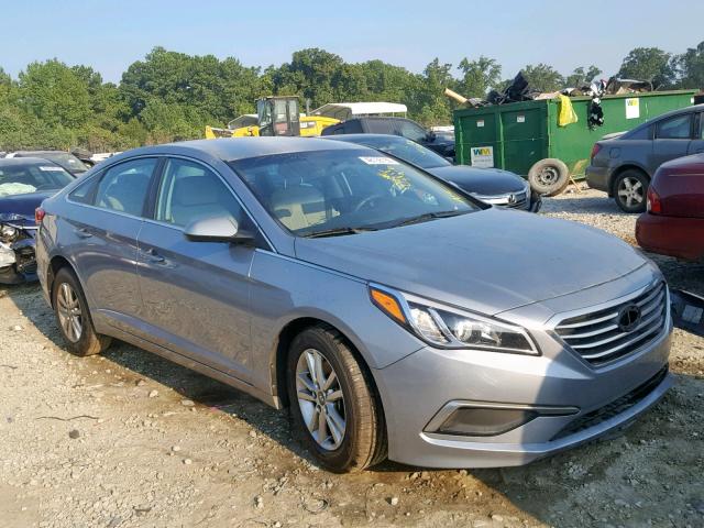 5NPE24AF1HH502475 - 2017 HYUNDAI SONATA SE SILVER photo 1