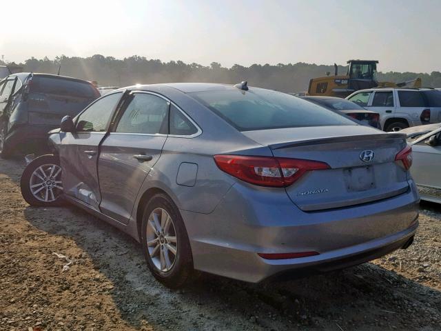 5NPE24AF1HH502475 - 2017 HYUNDAI SONATA SE SILVER photo 3