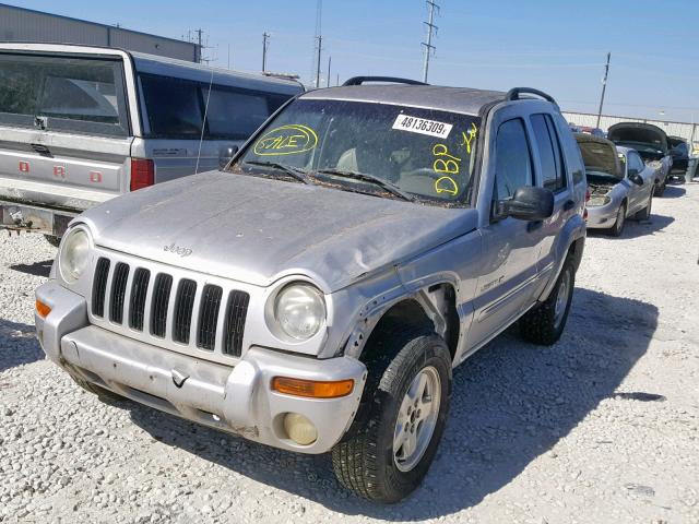 1J4GK58K13W658420 - 2003 JEEP LIBERTY LI SILVER photo 2