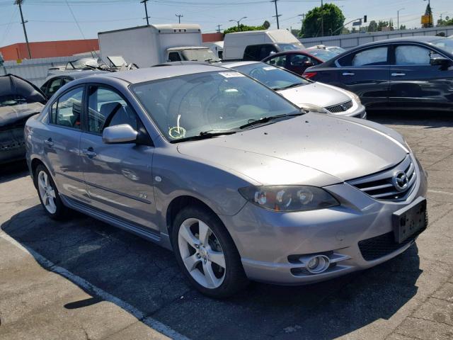 JM1BK323141171822 - 2004 MAZDA 3 S GRAY photo 1