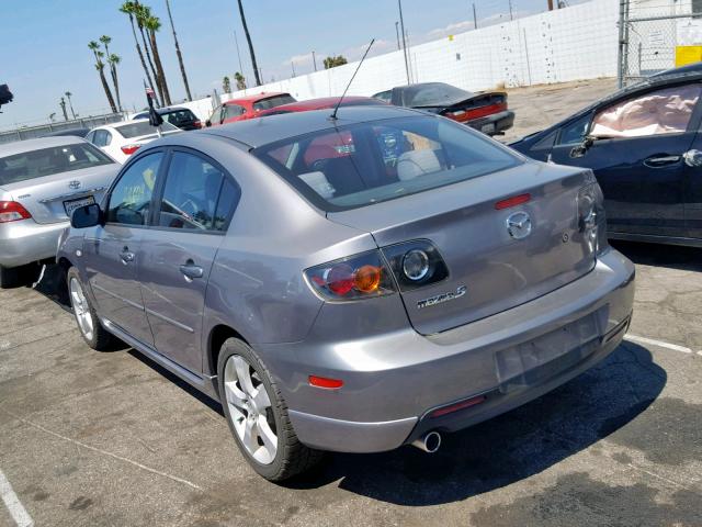 JM1BK323141171822 - 2004 MAZDA 3 S GRAY photo 3