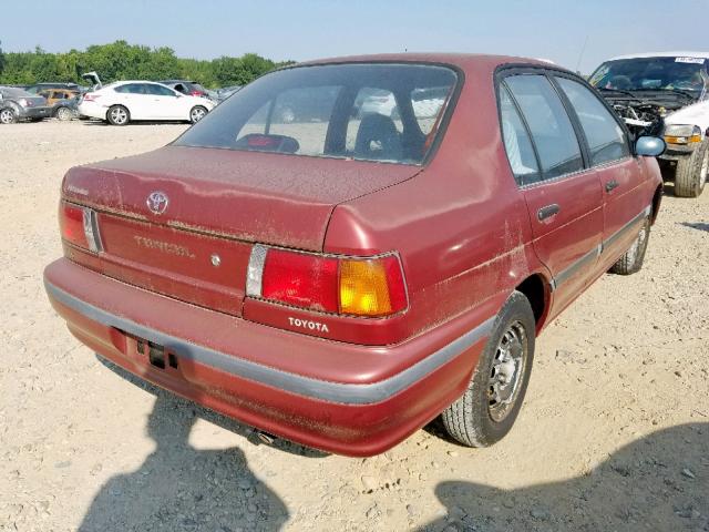 JT2EL43A5N0170332 - 1992 TOYOTA TERCEL DEL RED photo 4