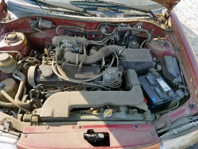 JT2EL43A5N0170332 - 1992 TOYOTA TERCEL DEL RED photo 7