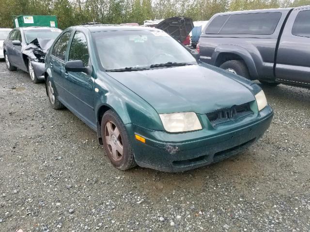 3VWSF29M5YM084038 - 2000 VOLKSWAGEN JETTA GLS GREEN photo 1