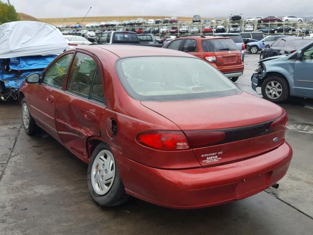 3FAFP13P41R114529 - 2001 FORD ESCORT MAROON photo 3