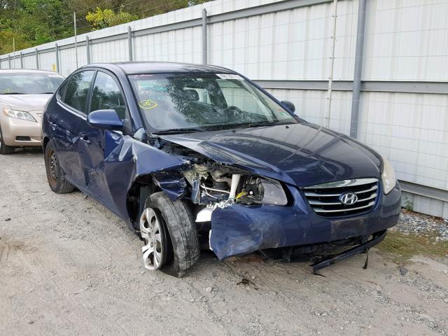 KMHDU4AD2AU013496 - 2010 HYUNDAI ELANTRA BL BLUE photo 1