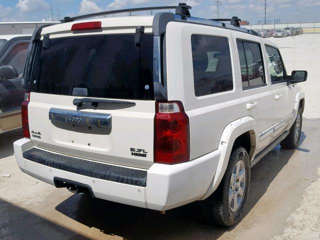 1J8HG58276C122226 - 2006 JEEP COMMANDER WHITE photo 4