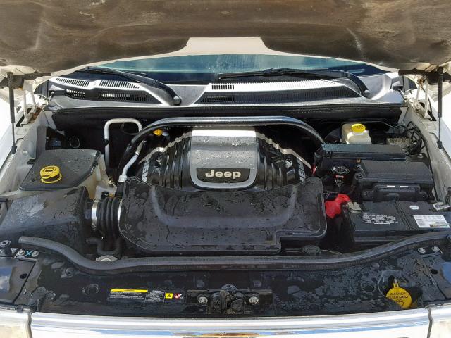 1J8HG58276C122226 - 2006 JEEP COMMANDER WHITE photo 7