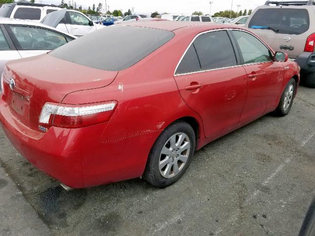 JTNBB46K173023049 - 2007 TOYOTA CAMRY NEW RED photo 4